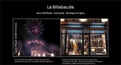 Desktop Screenshot of labillebaude.com