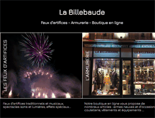 Tablet Screenshot of labillebaude.com
